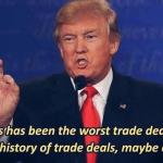 Donald Trump Trade Deal meme