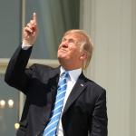 Trump Looking at the Sun