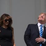 Stupid Trump Staring Eclipse