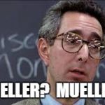 Ferris Bueller Ben Stein | MUELLER?  MUELLER? | image tagged in ferris bueller ben stein | made w/ Imgflip meme maker
