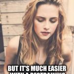 Bad Pun Kristen Stewart 2 | THEY SAY THAT BREAKING UP IS HARD TO DO; BUT IT'S MUCH EASIER WITH A RESTRAINING ORDER AND A ROTTWEILER | image tagged in bad pun kristen stewart 2 | made w/ Imgflip meme maker