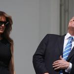 Trump not seeing eclipse