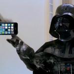 Vader Force Pulling Cell Phone Cellular