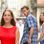 Distracted Boyfriend meme