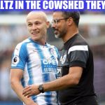 Dancing in the mooynlight | WALTZ IN THE COWSHED THEY SAY; #BIGDAN© | image tagged in dancing in the mooynlight | made w/ Imgflip meme maker