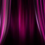 Pink curtain background