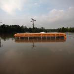 Flooded school bus