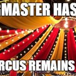 Circus | THE RINGMASTER HAS ALTERED; BUT THE CIRCUS REMAINS THE SAME. | image tagged in circus | made w/ Imgflip meme maker