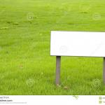 Blank sign