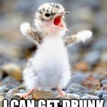 Angry duckling  | IM DR DEATH; I CAN GET DRUNK WHEN I WANT | image tagged in angry duckling | made w/ Imgflip meme maker