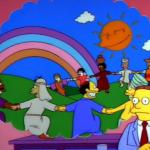 Simpsons happy people