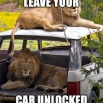 Covered | WHEN YOU LEAVE YOUR; CAR UNLOCKED IN MANHATTEN | image tagged in covered | made w/ Imgflip meme maker