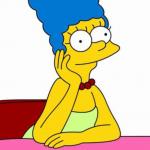 Marge Simpson waiting 