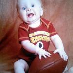 Baby football surprise