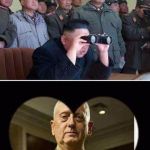 numbnuts | OK BOYS LET'S START SOME SHIT; WHAT YOU SAY NUMBNUTS ? | image tagged in mattis north korea | made w/ Imgflip meme maker
