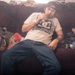 Stoner on couch