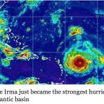 Hurricane and trump and global warming meme