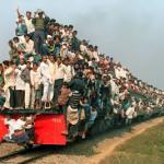 Just an ordinary train ride in India