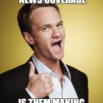 Someone has to. | 83% OF FOX NEWS COVERAGE; IS THEM MAKING FUN OF CNN FAKE NEWS | image tagged in barney stinson approve,cnn fake news | made w/ Imgflip meme maker