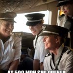 A Hair Dryer @ 30,000 Feet ? | SHE DIDN'T KNOW WE WERE JOKING! AT 500 MPH SHE OPENED THE WINDOW AND BEGAN TO STICK HER HEAD OUT TO DRY | image tagged in memes airplane pilots female pilots | made w/ Imgflip meme maker