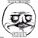 me gusta | THOU HATH BEEN; SHOOK | image tagged in me gusta | made w/ Imgflip meme maker