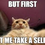 Crazy Animals | BUT FIRST; LET ME TAKE A SELFIE | image tagged in crazy animals | made w/ Imgflip meme maker