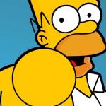 Homer Simpson pointing meme