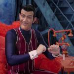 Robbie Rotten at phone, sitting