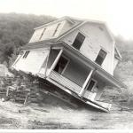 House with collapsing foundations