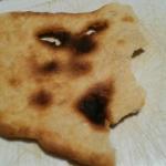 burnt naan