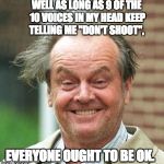 Jack Nicholson Crazy Hair Meme Generator - Imgflip