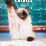 Overeager Student Cat | EFFECTIVE TEACHING CREATES; ENGAGED LEARNING | image tagged in overeager student cat | made w/ Imgflip meme maker