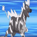 Pokémons mestiços Trickster zoreark) DO ROCK* ASPIRANTE A RAGAO.QUERR  Thunder Striker Zen Chaser Mienshao) +Zebstrika RO OLHA PAL EU - iFunny  Brazil