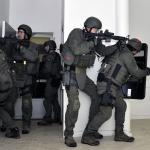 SWAT team in home
