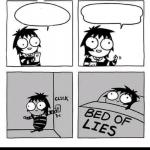 Bed of Lies meme