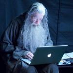 Gandalf on a computer