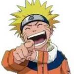 Naruto laughing