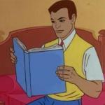 Peter Parker Reading Book meme