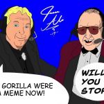 Gorilla and the Brain are now a meme | HEY GORILLA WERE A MEME NOW! | image tagged in gorilla and the brain | made w/ Imgflip meme maker