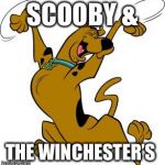scooby doo | SCOOBY &; THE WINCHESTER’S | image tagged in scooby doo | made w/ Imgflip meme maker