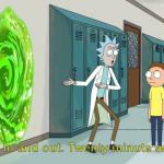 rick and morty 20 minute adventure meme