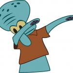 Squid ward Dab