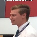 Confused band director  | WHEN SOMEONE ASKS WHAT A C# IS | image tagged in confused band director | made w/ Imgflip meme maker