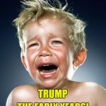Trumper Tantrum | THE EARLY YEARS! TRUMP | image tagged in trump tantrum | made w/ Imgflip meme maker
