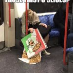 Pizza coma | WHAT DID THEY PUT IN THOSE FIRST 3 SLICES? | image tagged in pizza coma | made w/ Imgflip meme maker