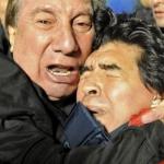 Maradona cry