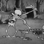 Spooky Scary Skeletons Be Like... meme