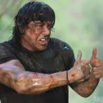 stallone thumbs up