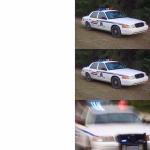 Police car meme meme