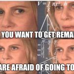 Divorced woman doing a risk-reward analysis | WHEN YOU WANT TO GET REMARRIED; BUT ARE AFRAID OF GOING TO HELL | image tagged in julia roberts math | made w/ Imgflip meme maker